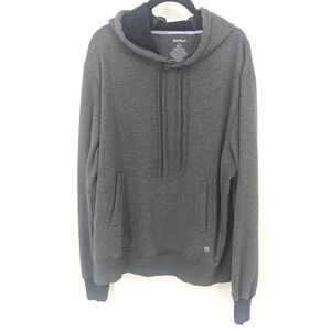 Jambys Chilling Hoodie Mens Charcoal Gray Small Oversize PJs‎ Lounge Sweatshirt